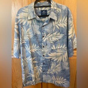 Caribbean Joe‎ Silk Hawaiian Shirt